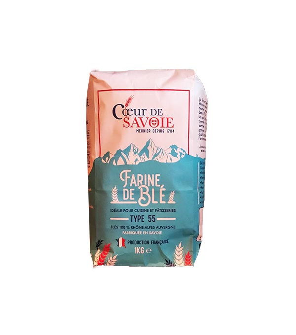 Achat en gros FARINE TYPE 55 SACHET 1KG COEUR DE SAVOIE sur www.cash-alimentaire.com