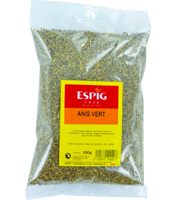 Achat en ligne ANIS VERT GRAIN ESPIG sur cash-alimentaire.com