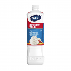 CREME SUCREE VANILLEE DE FOISONNEMENT DEBIC - prix grossiste - cash-alimentaire.com