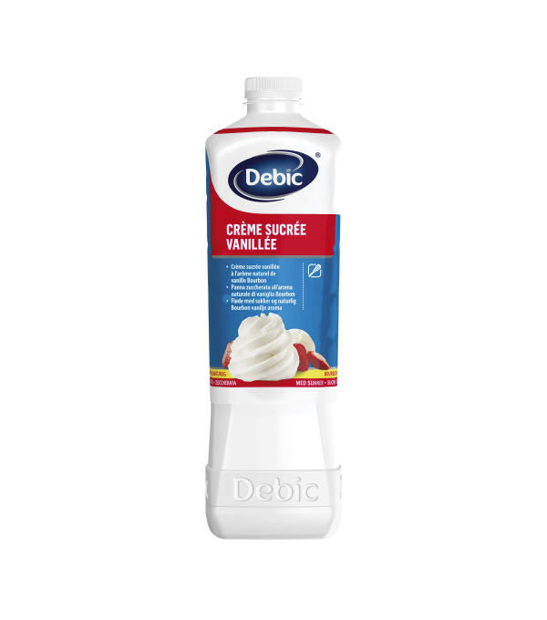 CREME SUCREE VANILLEE DE FOISONNEMENT DEBIC - prix grossiste - cash-alimentaire.com