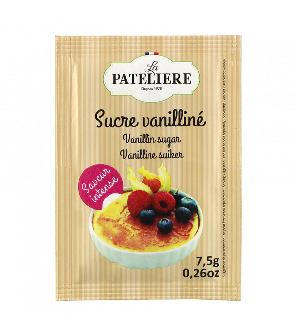 SUCRE VANILLINE SACHET LA PATELIERE au prix de gros - cash-alimentaire.com
SUCRE VANILLINE SACHET LA PATELIERE au prix de gros - cash-alimentaire.com
