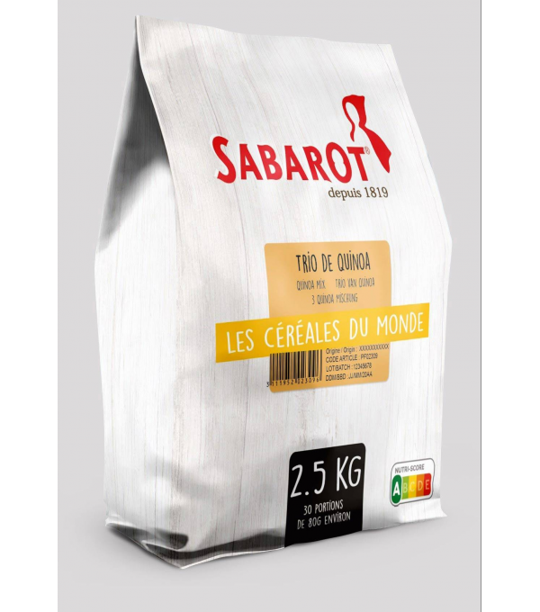 Achat en gros QUINOA 3 COULEURS SABAROT sur cash-alimentaire.com