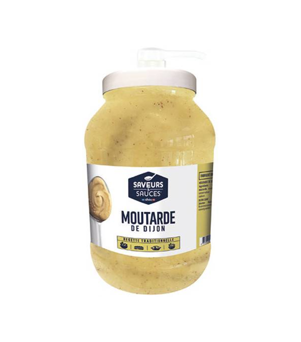 Achat en gros MOUTARDE DE DIJON POMPE DOSEUSE POT 3 KG SAVEURS ET SAUCES Achat en gros MOUTARDE DE DIJON POMPE DOSEUSE POT 3 KG SAVEURS ET SAUCES