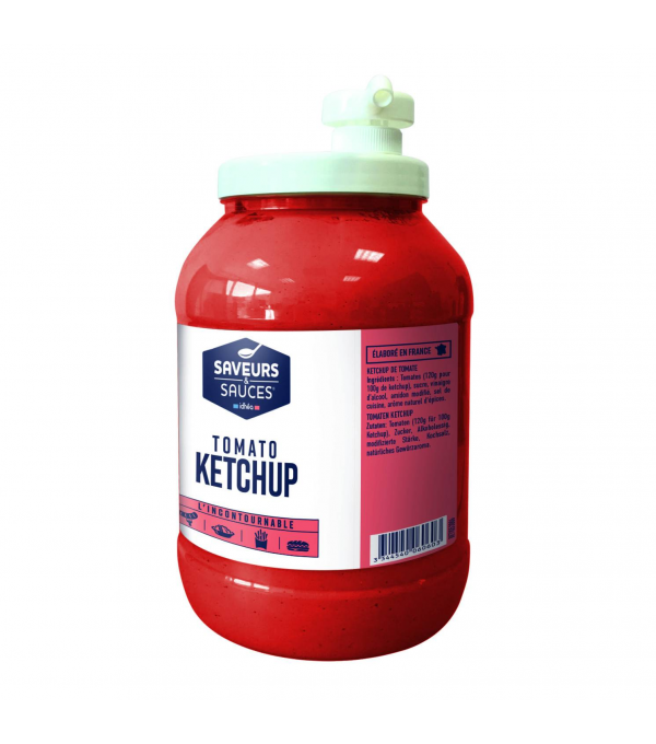 Vente en gros KETCHUP POMPE DOSEUSE SAVEURS SAUCES sur cash-alimentaire.Com
