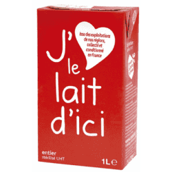 Achat en ligne LAIT ENTIER UHT BRICK LAIT D'ICI à prix grossiste sur cash-alimentaire.com