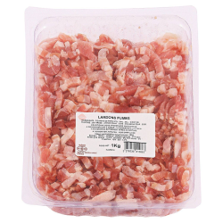 Lardons crus fumés Aubret 1kg – poitrine fumée restauration