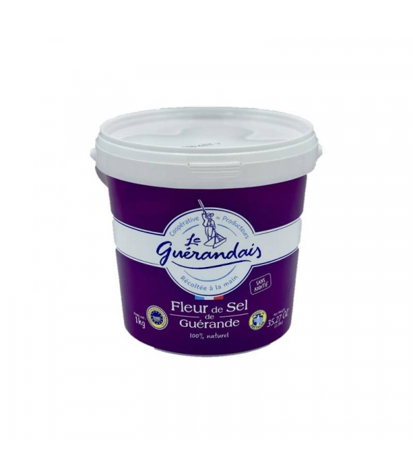 Achat en ligne FLEUR DE SEL DE GUERANDE SEAU 1KG LE GUERANDAIS sur cash-alimentaire.com