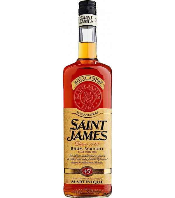 Achat en ligne RHUM BRUN ST JAMES 45° BT 70CL sur cash-alimentaire.com