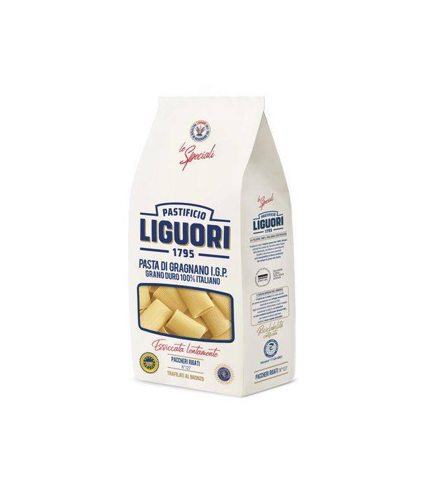 Achat en ligne PACCHERI RIGATI DE GRAGNANO IGP N°127 PT 500GR LIGUORI sur cash-alimentaire.com