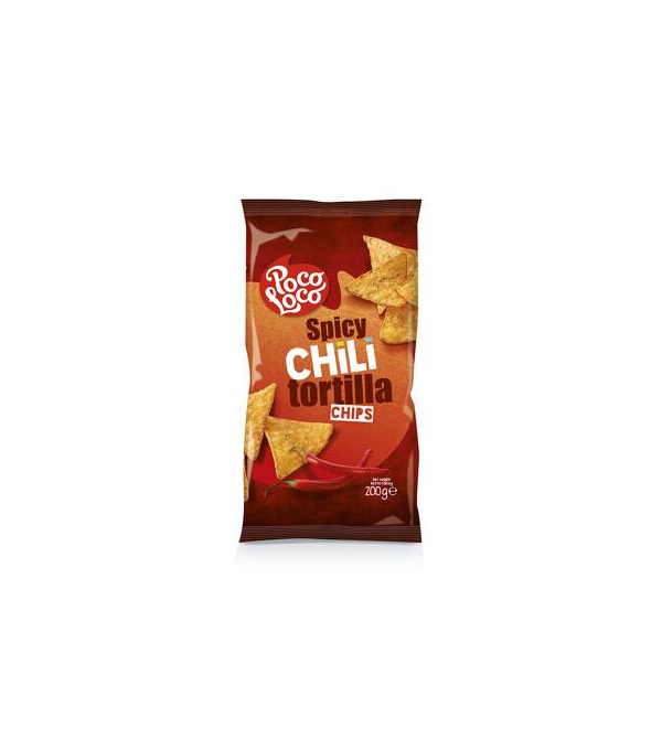 Achat en ligne TORTILLAS CHIPS DE MAIS GOUT CHILI SACHET 450GR sur cash-alimentaire.com