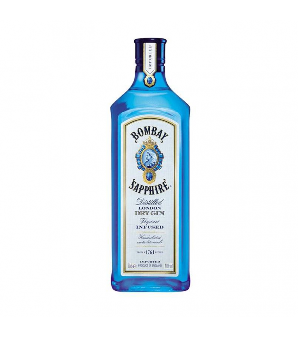 Achat en ligne GIN SAPPHIRE 40° BT 70CL sur cash-alimentaire.com