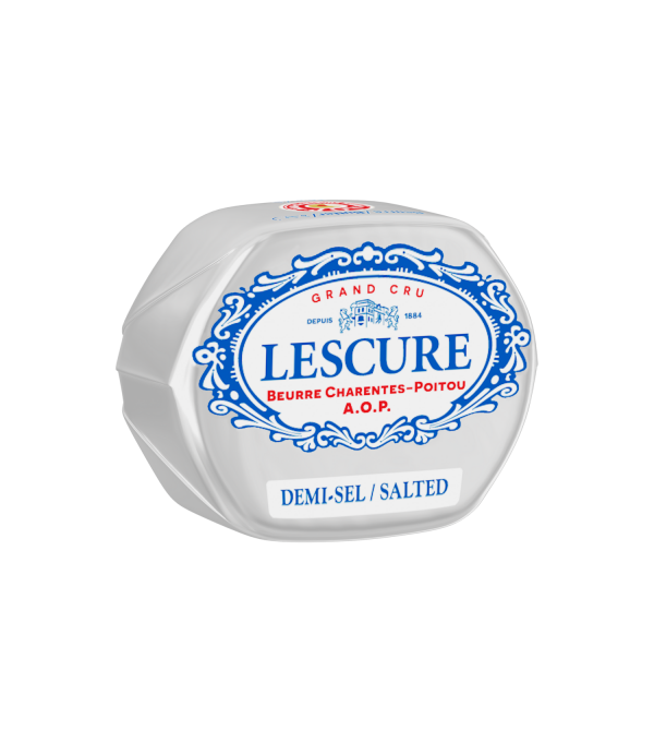 Achat en ligne BEURRE DEMI-SEL 15GR LESCURE sur cash-alimentaire.com