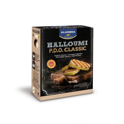 Achat en ligne HALLOUMI AOP CHYPRE 25% MG BOITE 200GR sur cash-alimentaire.com