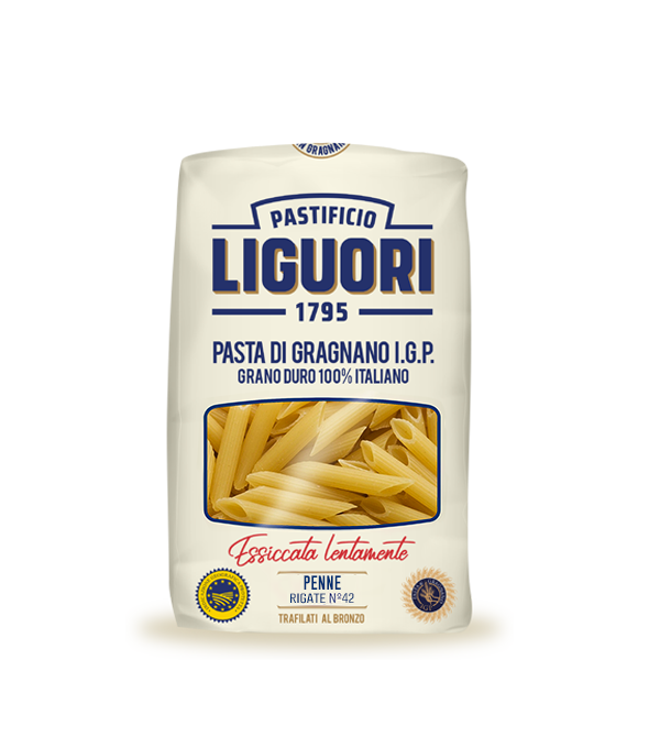 Achat en ligne PENNE REGATE GRAGNANO IGP N°42 LIGUORI sur cash-alimentaire.com