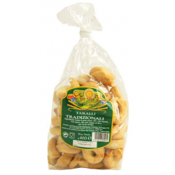 Achat en ligne TARALLI TRADITIONNEL SACHET 400G CUORE DI PUGLIA sur cash-alimentaire.com