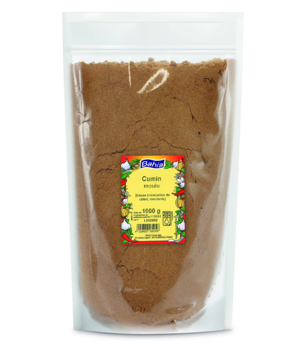 Achat en ligne CUMIN MOULU SACHET 1KG FUCHS sur cash-alimentaire.com