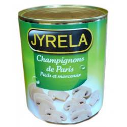 Achat en ligne CHAMPIGNON PARIS PIEDS ET MORCEAUX 4/4 PAYS-BAS sur cash-alimentaire.com