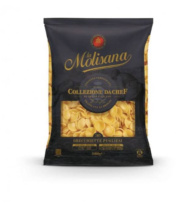 Achat en ligne ORECCHIETTE PUGLIESI N°30 PAQUET 1KG LA MOLISANA sur cash-alimentaire.com