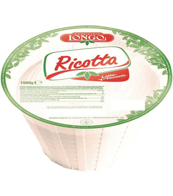 Achat en gros RICOTTA FRAICHE DU PIEMONT POT 1.5 KG ITALIE sur cash-alimentaire.com