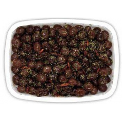 Achat en gros OLIVES NOIRES MARINEES A L HUILE 2KG sur cash-alimentaire.com