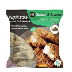 Vente en gros AIGUILLETTE POULET MULTIGRAINE BRAISEE sur Cash-alimentaire.com