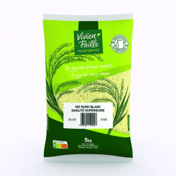 Achat en ligne RIZ ROND BLANC NATUREL VIVIEN PAILLE sur cash-alimentaire.com