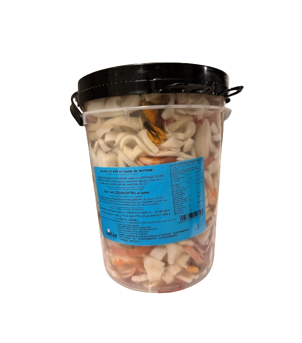 Achat en gros SALADE DE FRUITS DE MER EN SAUMURE 5KG sur cash-alimentaire.com