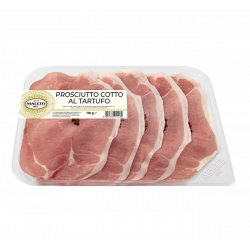 Achat en ligne JAMBON CUIT A LA TRUFFE TRANCHE 110GR ITALIE sur cash-alimentaire.com