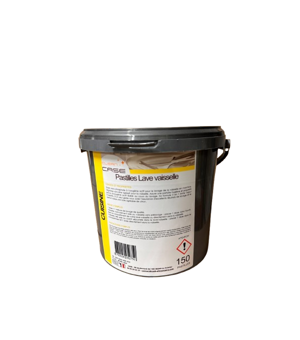Achat en ligne PASTILLE LAVE VAISSELLE X 150 U SEAU NOTE CITRON sur cash-alimentaire.com