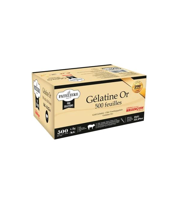 Achat en ligne GELATINE FEUILLE PORCINE 8GR sur cash-alimentaire.com Achat en ligne GELATINE FEUILLE PORCINE 8GR sur cash-alimentaire.com
