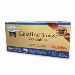 Achat en ligne GELATINE FEUILLE BOVINE HALAL 8GR sur cash-alimentaire.com