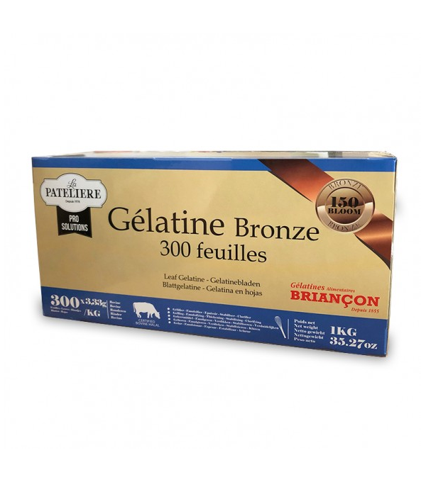 Achat en ligne GELATINE FEUILLE BOVINE HALAL 8GR sur cash-alimentaire.com