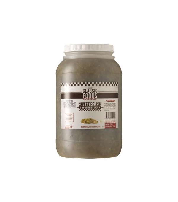 Achat en ligne SAUCE SWEET RELISH POT 4.08KG CLASSIC FOODS sur cash-alimentaire.com Achat en ligne SAUCE SWEET RELISH POT 4.08KG CLASSIC FOODS sur cash-alimentaire.com