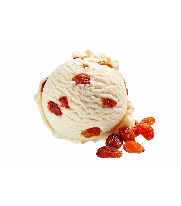 Crème glacée rhum raisins Neige Azur 2,5L – glace dessert surgelée