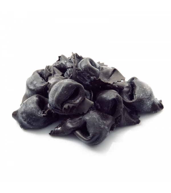 Achat en ligne TORTELLONE NOIR CREVETTE BUFFLE FLEURS DE COURGETTE 1KG sur cash-alimentaire.com