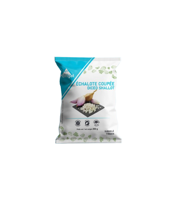Achat en ligne ECHALOTE CUBE UE SACHET 250GR sur cash-alimentaire.com