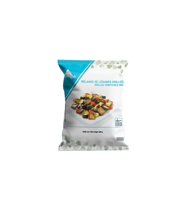 Achat en ligne POELEE LEGUMES GRILLES IQF SACHET 600GR sur cash-alimentaire.com