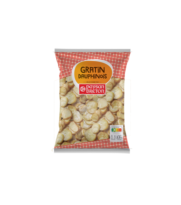 Achat en ligne GRATIN DAUPHINOIS CUIT LE SACHET 2.5KG sur cash-alimentaire.com