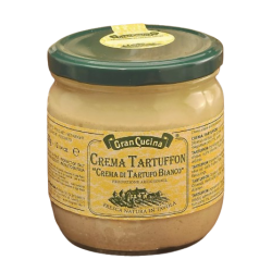 Achat en ligne CREME AUX CHAMPIGNONS AROMATISES A LA TRUFFE BLANCHE BOCAL 335GR sur cash-alimentaire.com