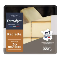 Achat en ligne RACLETTE TRANCHEE PAQUET 800GR sur cash-alimentaire.com