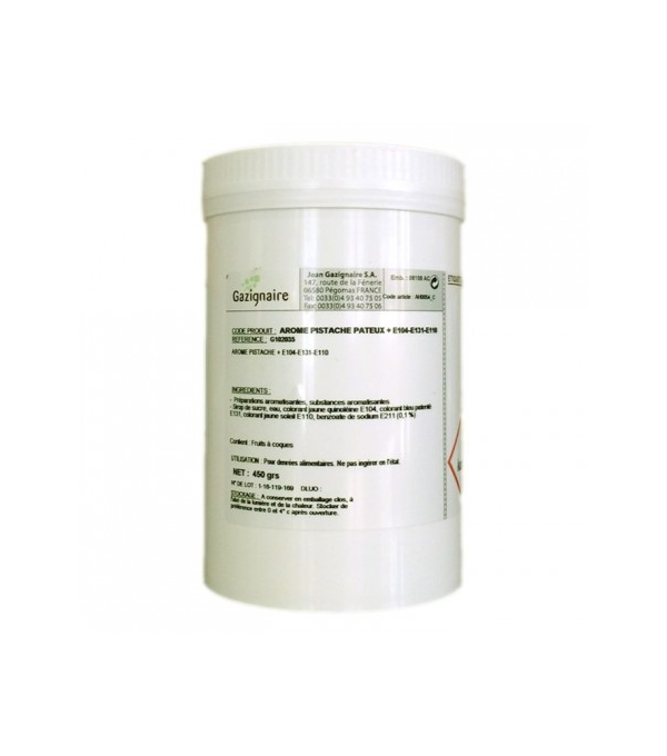 Achat en ligne PATE PISTACHE 35% COLOREE SEAU 1KG sur cash-alimentaire.com