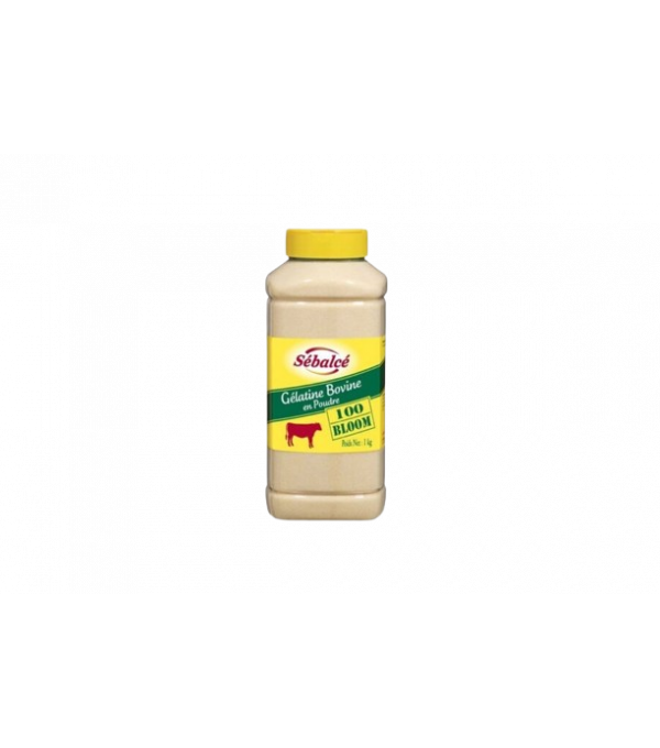 Achat en ligne GELATINE BOVINE POUDRE 100 BLOOM 1KG sur cash-alimentaire.com