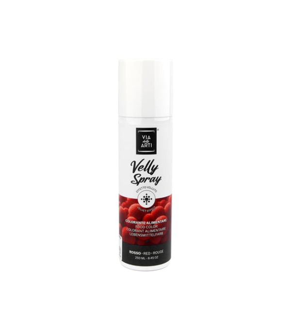 Achat en ligne COLORANT ROUGE EFFET VELOUR 250ML SPRAY sur cash-alimentaire.com