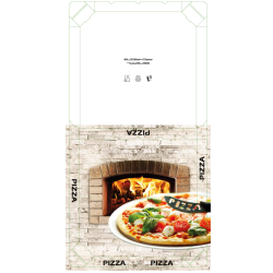 Achat en ligne BOITE PIZZA HAVANE 26 X H3CM sur cash-alimentaire.com