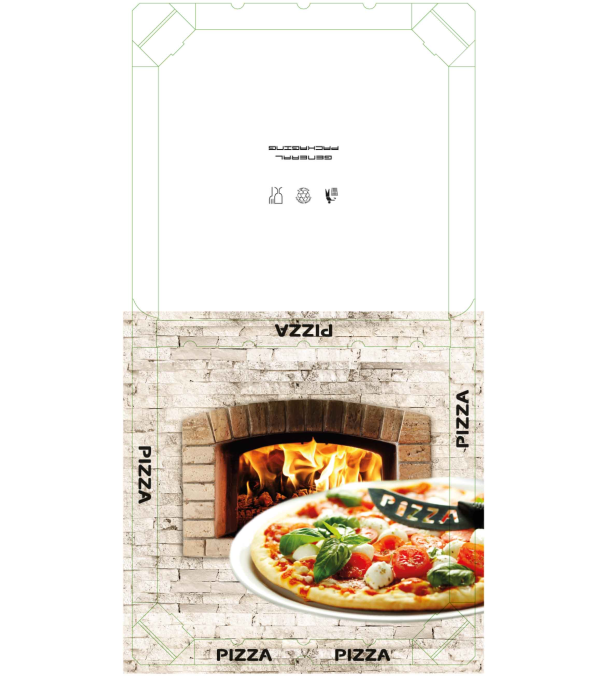 Achat en ligne BOITE PIZZA HAVANE 26 X H3CM sur cash-alimentaire.com