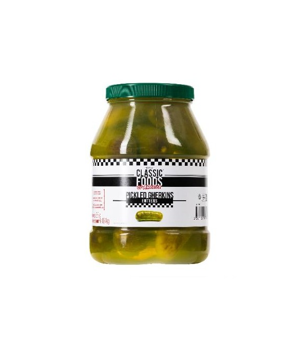 Achat en ligne PICKLED GHERKINS ENTIERS sur cash-alimentaire.com