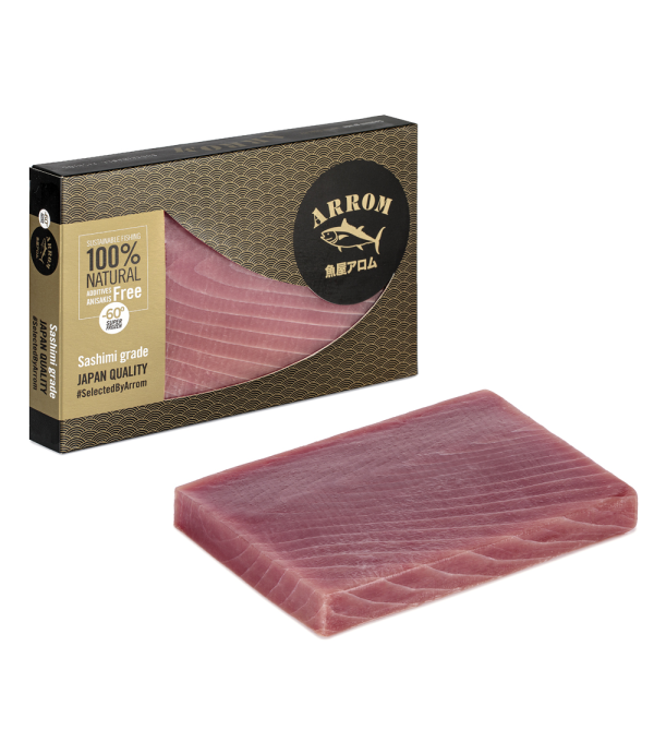 Achat en ligne SAKU DE THON YELLOWFIN 250/350GR LE KG JAPON -60°C THUNNUS ALBACORE sur cash-alimentaire.com
