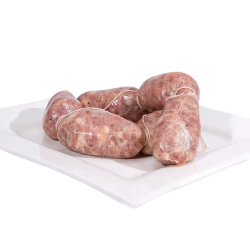 Achat en ligne SAUCISSE PERRUGINE +-60GR X 32 UNITES LE KG SACHET 2 KILOS sur cash-alimentaire.com