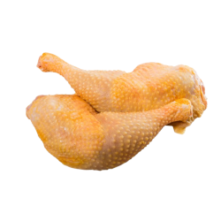 Achat en ligne CUISSE CHAPON JAUNE +-500GR X 4 UNITES LE KG LABEL ROUGE DE CHALLANS FRANCE sur cash-alimentaire.com