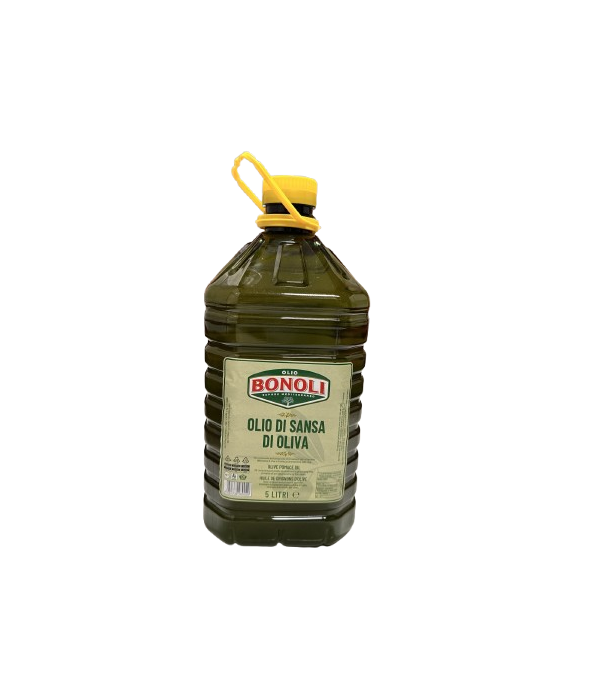 Bidon 5L d'huile de grignon d'olive Sansa Bonoli – usage cuisine et restauration
